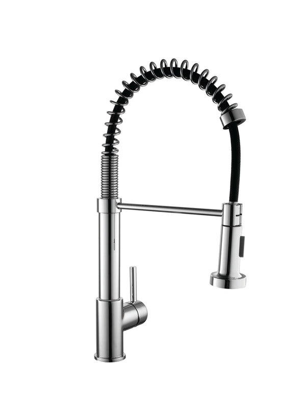 Flessa Chrome Pull-Out Spray Kitchen Mixer Tap