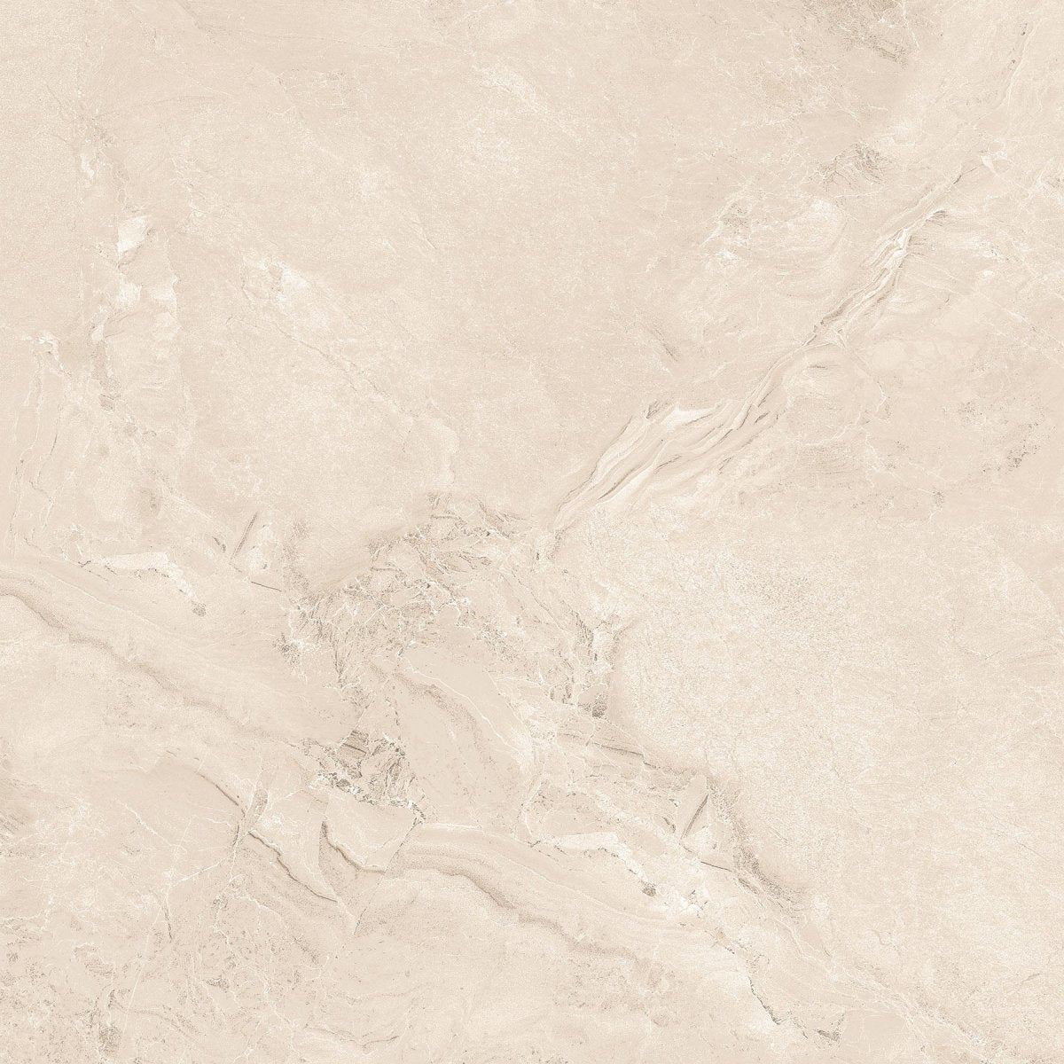 Florence Beige Polished Porcelain 60x60cm Wall & Floor Tile - TILES Paradise