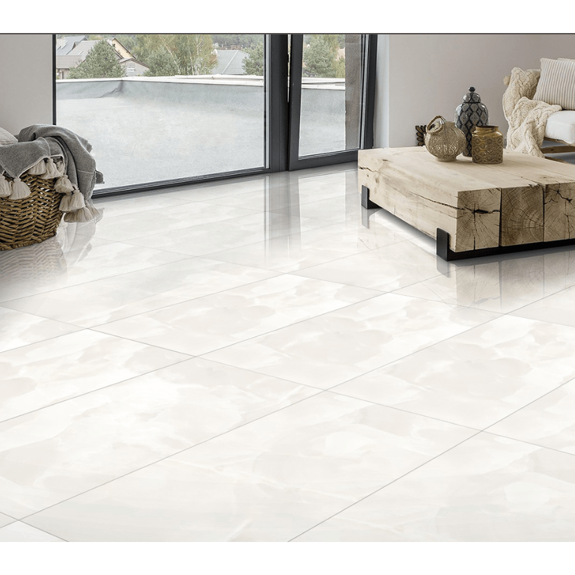 Frosted Ice Onyx Gloss Porcelain 60x120cm Kitchen Bathroom Wall Floor Tiles - TILES Paradise