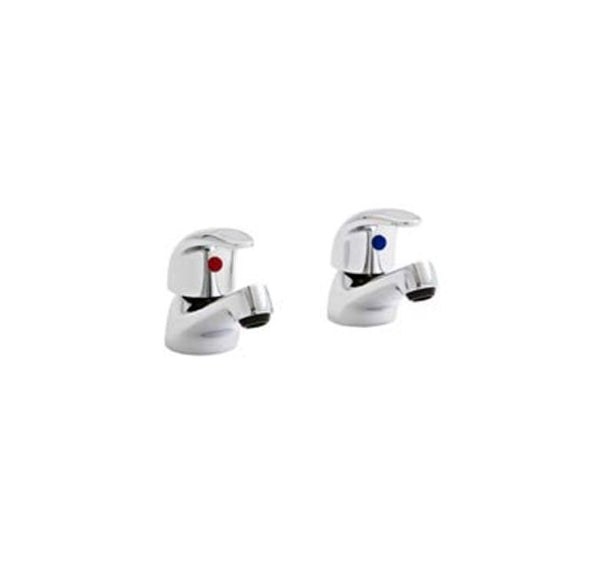 Gemo Chrome Basin Pillar Taps (Pair)