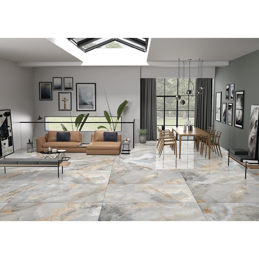 Harvest Beige Porcelain Matt Sugar Effect Anti - Slip 60x120cm Wall & Floor Tiles - TILES Paradise