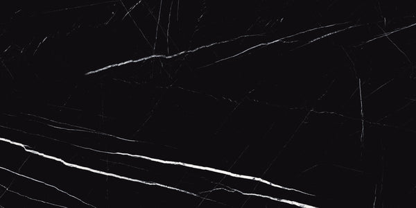 Marquina Black & White Polished Porcelain 60x120cm Wall and Floor Tiles
