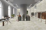 Ivory Pearl Onyx Effect Polished Porcelain 60x120cm Wall & Floor Tile