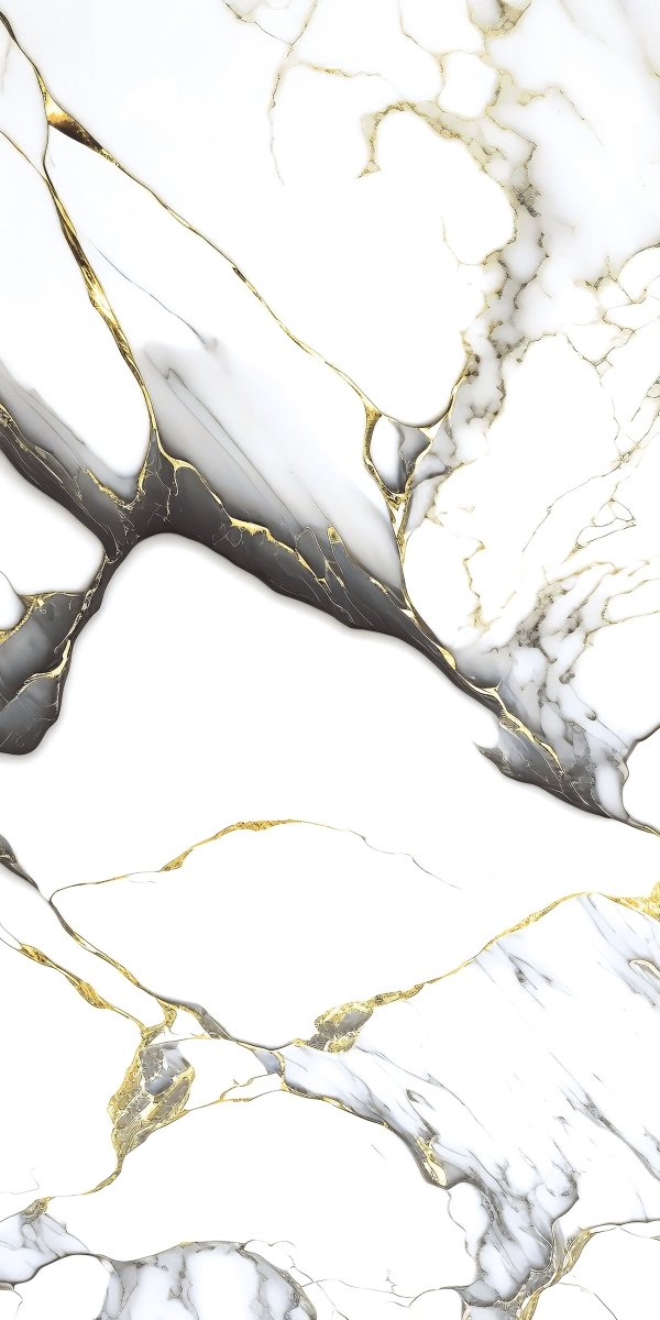 Job Lot: 49 Tiles (35 sq.m) Magnum Gold Marble Effect Polished Porcelain 60x120cm Wall and Floor Tile - TILES Paradise