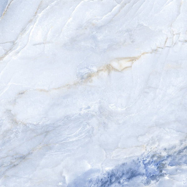 Job Lot: 97 Tiles (35 sq.m) Java Jade 60x60cm Blue Polished Porcelain Wall & Floor Tile