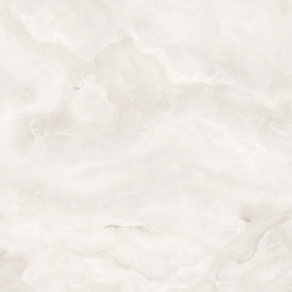 Job Lot Deal: 70 Tiles (25 sq.m) Onyx White Gloss Porcelain 60x60cm Kitchen Bathroom Wall and Floor Tile