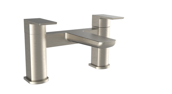 Kalto Brushed Nickel Square Bath Filler Tap