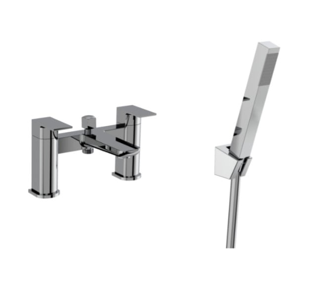 Kalto Chrome Square Bath Shower Mixer Tap