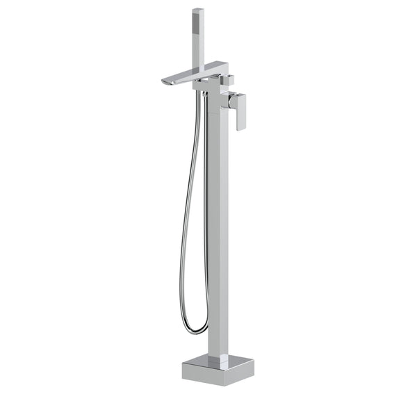 Kalto Chrome Square Freestanding Bath Shower Mixer Tap