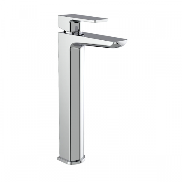 Kalto Chrome Square Tall Hi-Rise Basin Mixer Tap