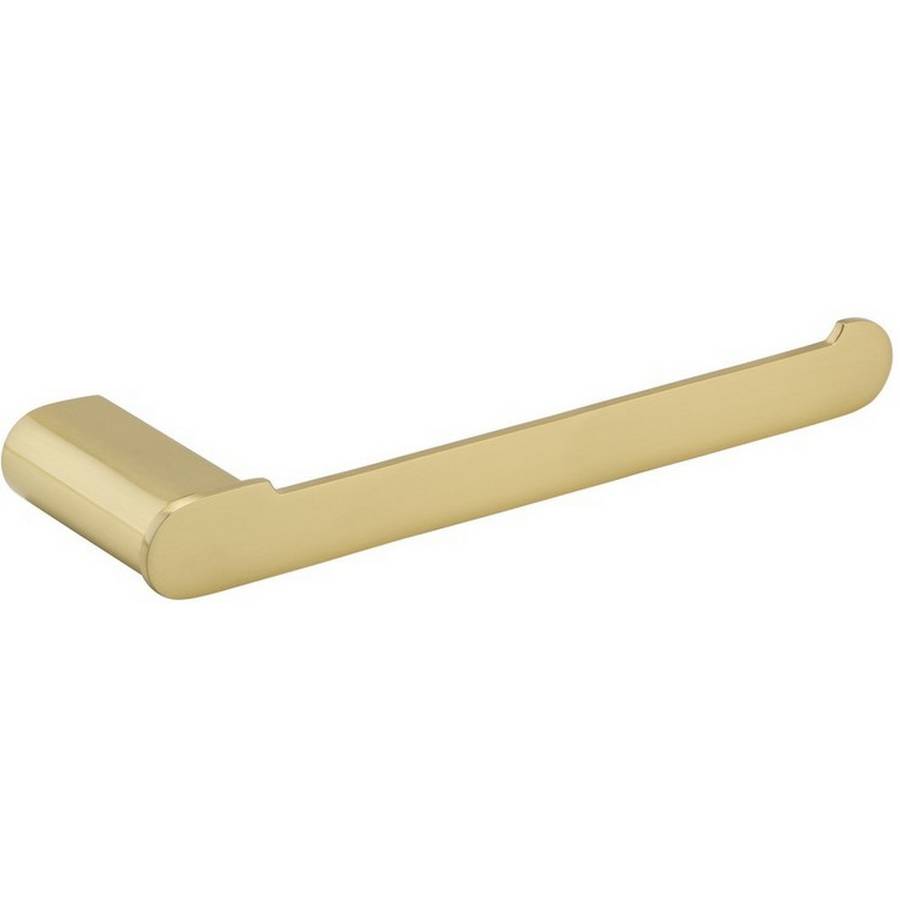 Oriana brushed brass wall mounted towel bar