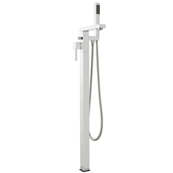 Levana Chrome Square Freestanding Bath Shower Mixer Tap