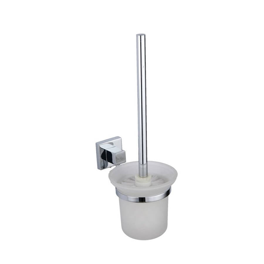 Levana Chrome Square Toilet Brush & Holder