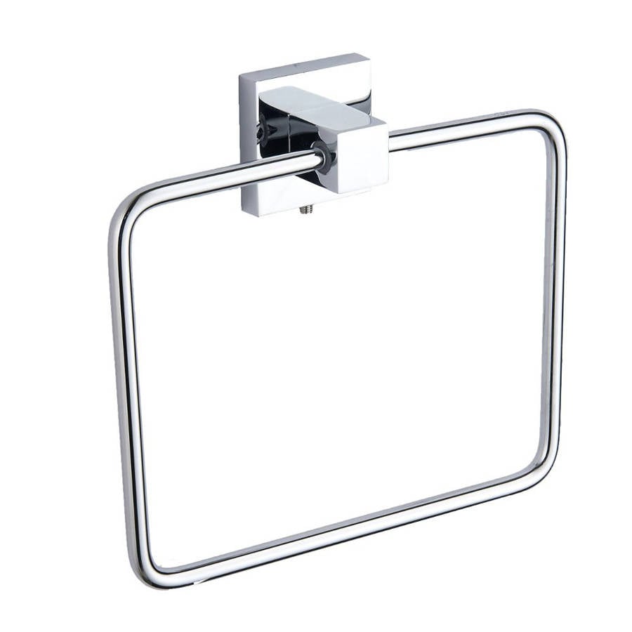 Levana Chrome Square Towel Ring