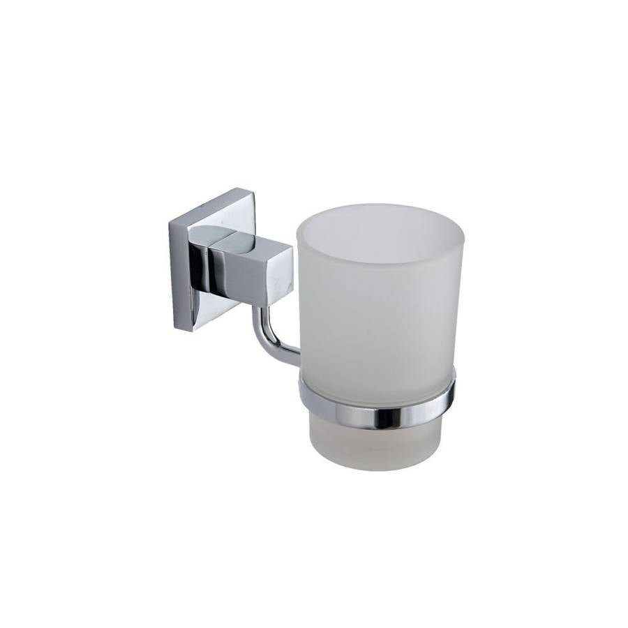Levana Chrome Square Tumbler Holder
