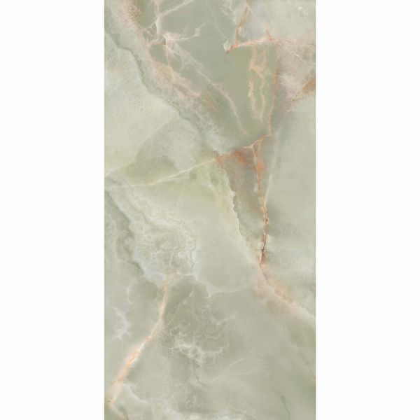 Pamesa Spain Lux Noor Onyx Green Polished 60x120cm Porcelain Wall and Floor Tile
