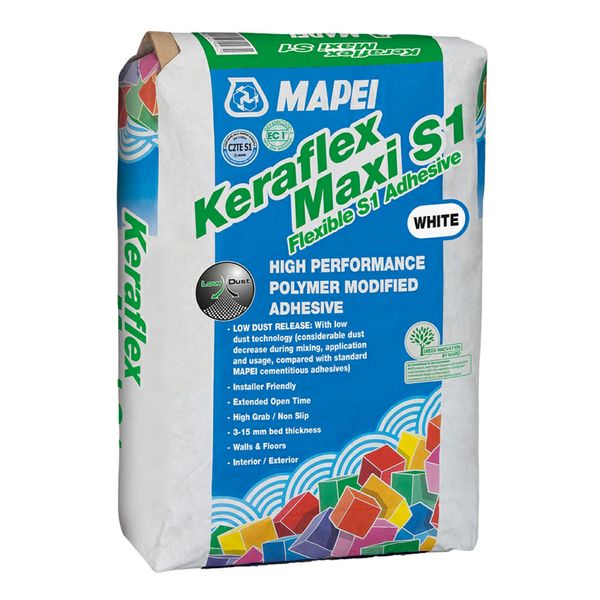 Mapei Keraflex Maxi S1 White Adhesive 20kg - TILES Paradise