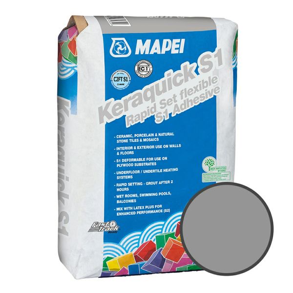Mapei Keraquick Grey Rapid Setting Adhesive 20kg - TILES Paradise