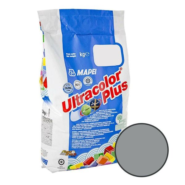 Mapei Ultracolor Plus 112 Medium Grey Tile Grout 5Kg - TILES Paradise
