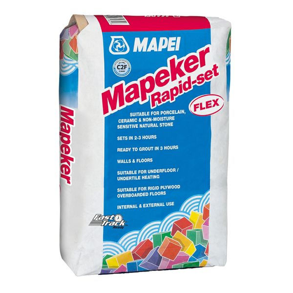 Mapei Mapeker Rapid-Set Flex Grey Tile Adhesive 20kg