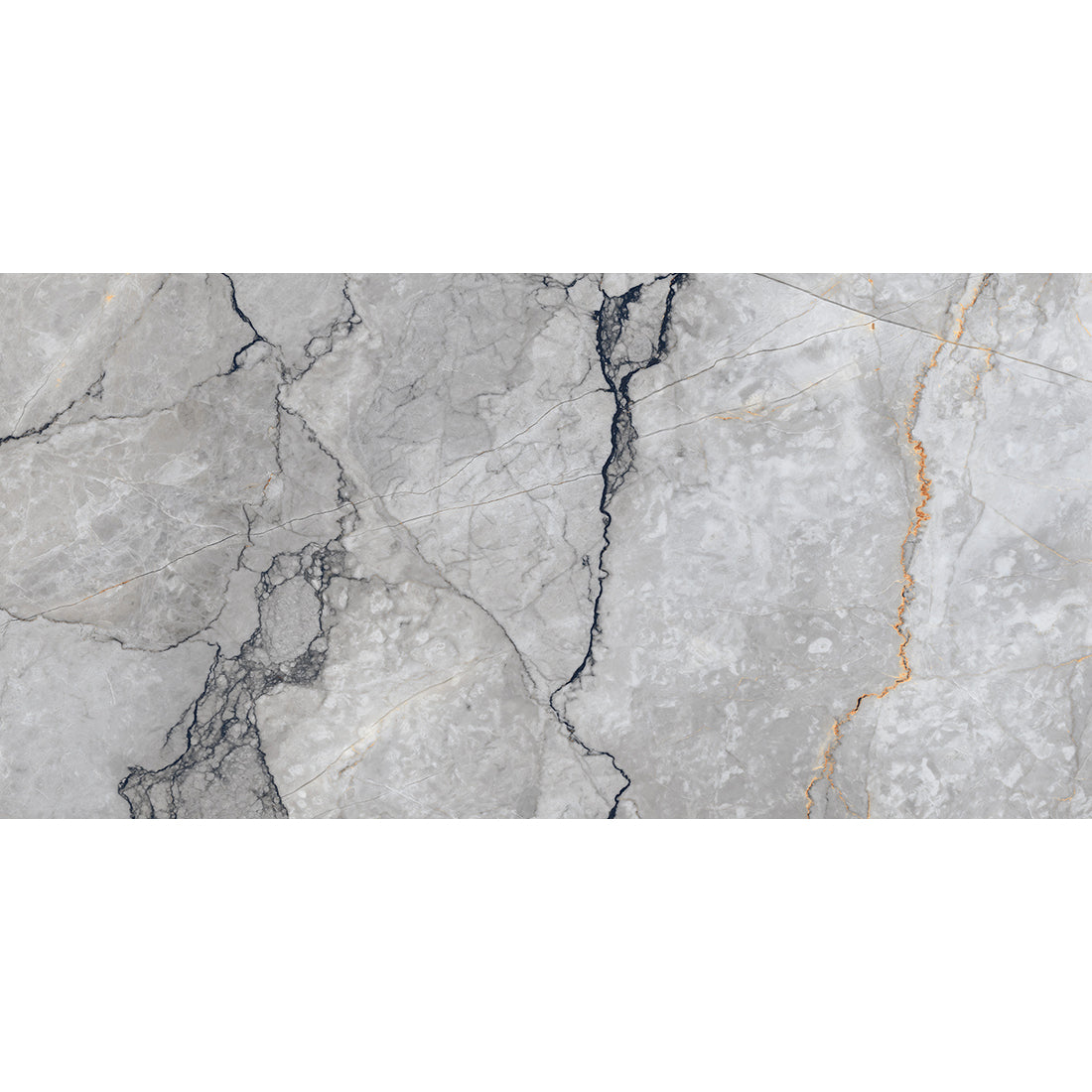 Sylvan Dark Grey Marble Essence 60x120cm Matt Anti-Slip Porcelain Wall & Floor Tile