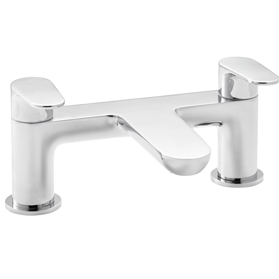Mirela Chrome Round Bath Filler Tap