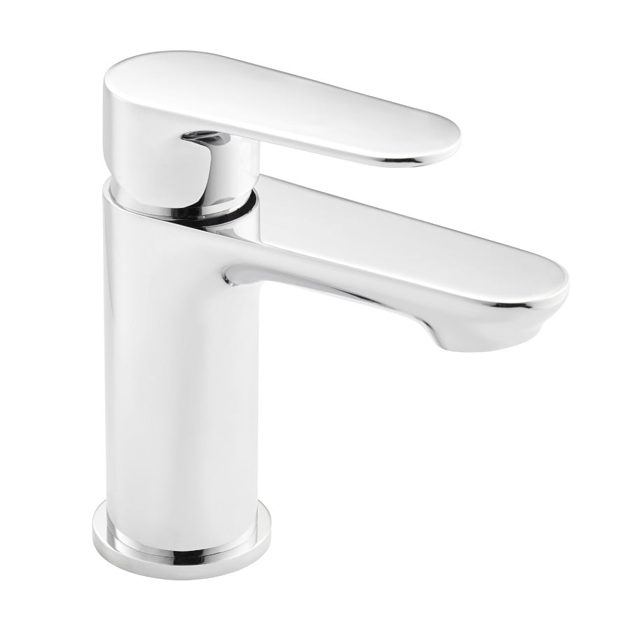 Mirela Chrome Round Mono Basin Mixer Tap