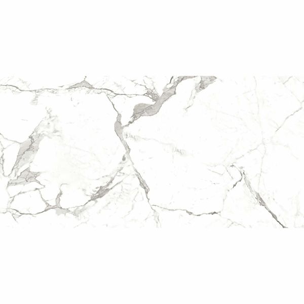 Vasillia Carrara Marble Effect Polished 30x60cm Porcelain Wall and Floor Tiles