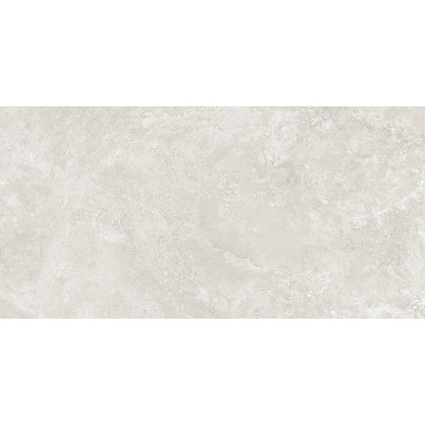 Mystical Bianco Travertine Effect Cross Cut Matt Porcelain Wall & Floor Tile 60x120cm - TILES Paradise