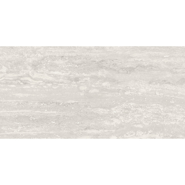 Mystical Bianco Travertine Effect Vein Cut Matt Porcelain Wall & Floor Tile 60x120cm - TILES Paradise