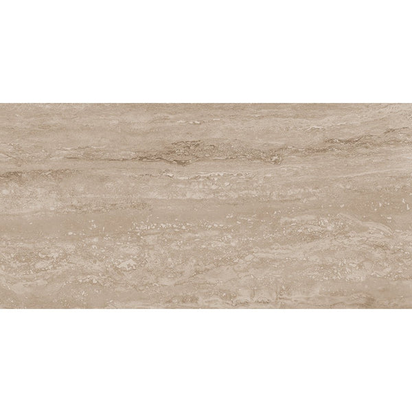 Mystical Camel Travertine Effect Vein Cut Matt Porcelain Wall & Floor Tile 60x120cm - TILES Paradise