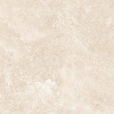 Mystical Crema Travertine Effect Cross Cut Matt Porcelain Wall & Floor Tile 60x60cm R10