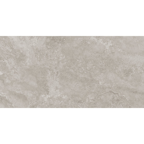 Mystical Gris Travertine Effect Cross Cut Matt Porcelain Wall & Floor Tile 60x120cm - TILES Paradise