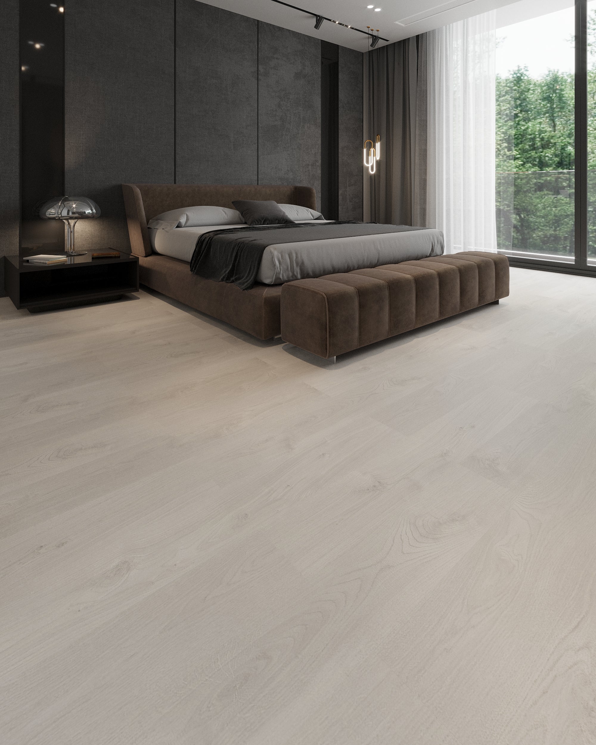 RegalStone Infinity Plank SPC Click Vinyl Flooring - Galileo Light Grey