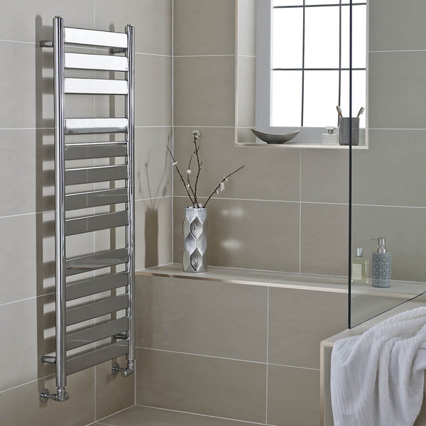 Nerva Chrome Designer Heated Towel Rail – 952x500mm