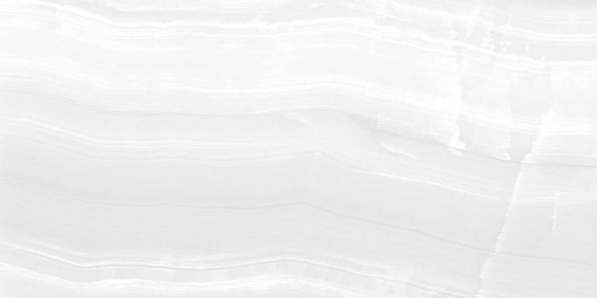 Ocean Onyx White Polished Porcelain 60x120cm Wall & Floor Tile - TILES Paradise
