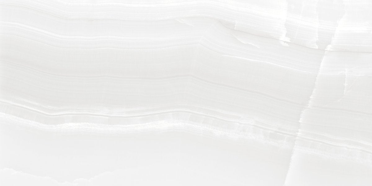 Ocean Onyx White Polished Porcelain 60x120cm Wall & Floor Tile - TILES Paradise