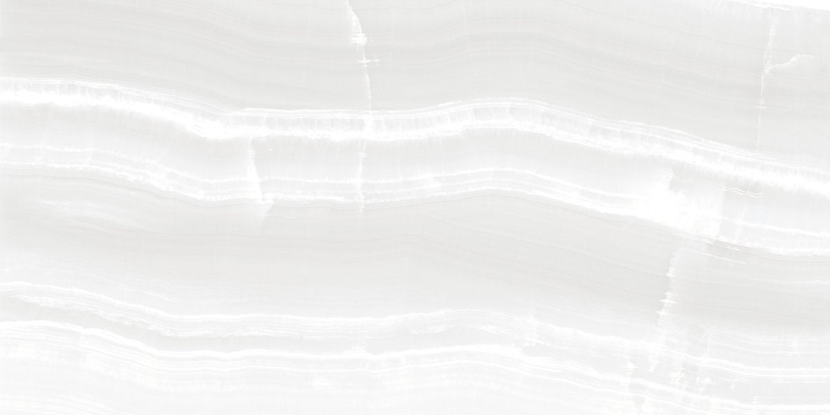 Ocean Onyx White Polished Porcelain 60x120cm Wall & Floor Tile - TILES Paradise