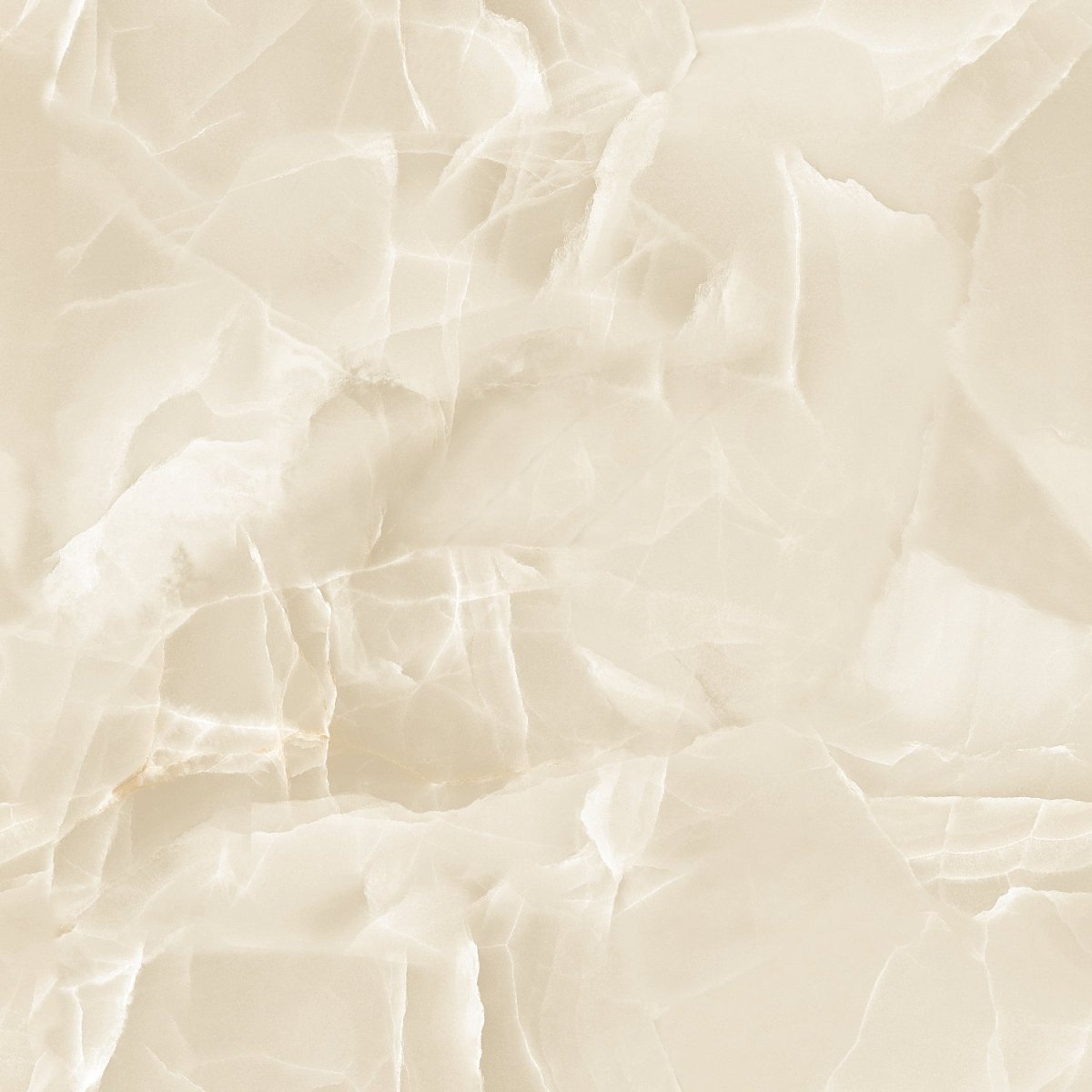 Onyx Cream Marble Effect Polished Porcelain 60x60cm Wall and Floor Tile - TILES Paradise