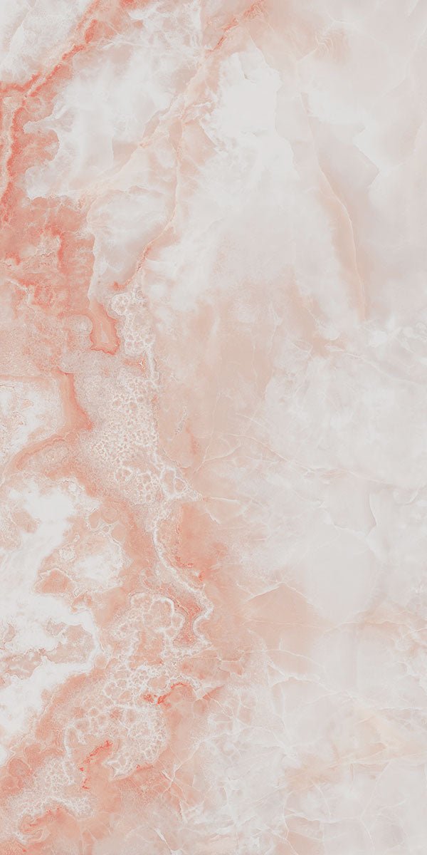 Onyx Oasis Pink 60x120cm Polished Porcelain Wall & Floor Tile - TILES Paradise