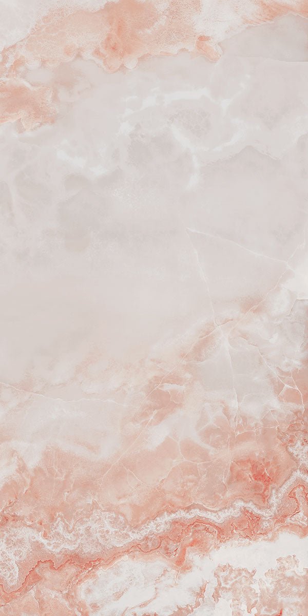 Onyx Oasis Pink 60x120cm Polished Porcelain Wall & Floor Tile - TILES Paradise