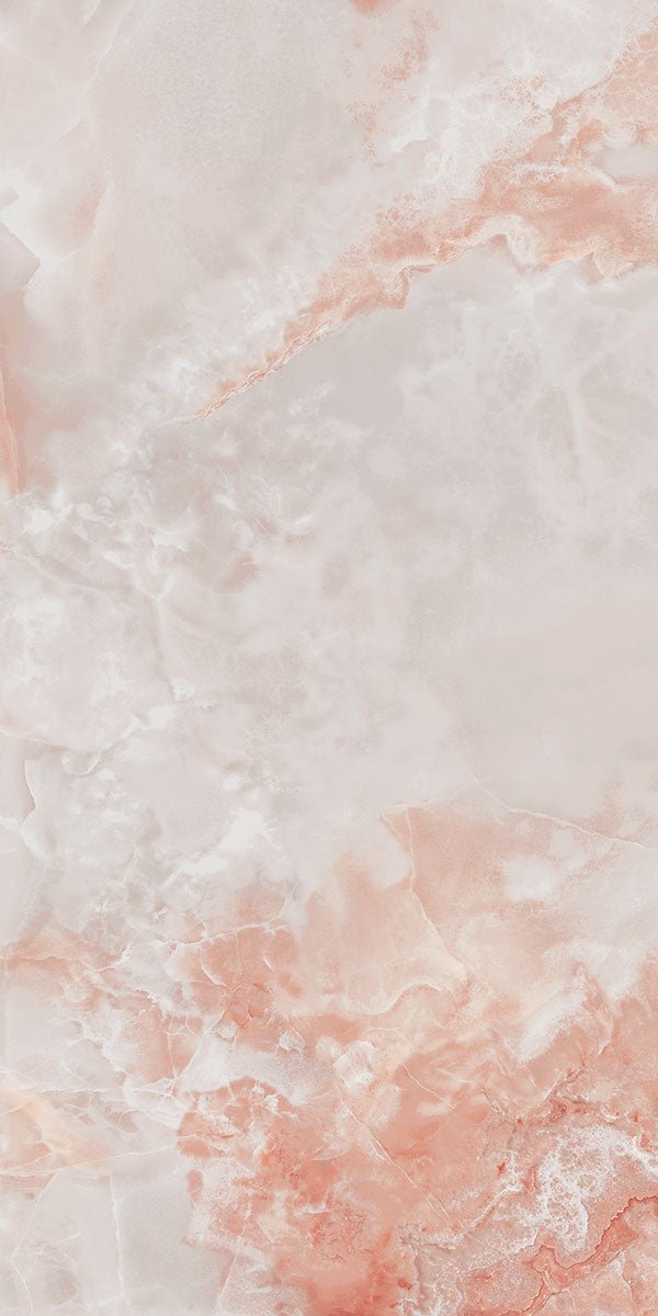 Onyx Oasis Pink 60x120cm Polished Porcelain Wall & Floor Tile - TILES Paradise