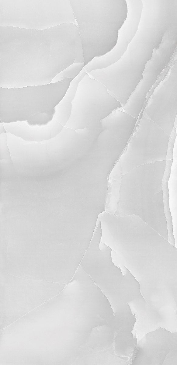 Onyx Pearl Grey Polished Porcelain 60x120cm Wall and Floor Tile - TILES Paradise