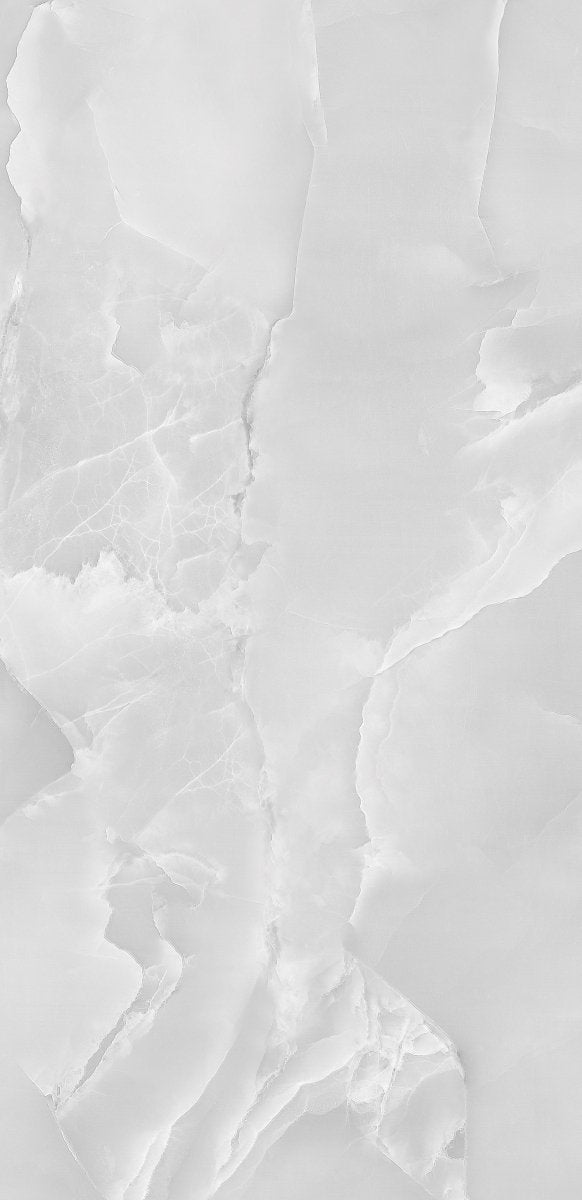 Onyx Pearl Grey Polished Porcelain 60x120cm Wall and Floor Tile - TILES Paradise