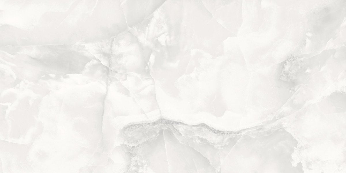 Onyx Pearl Grey Polished Porcelain 60x120cm Wall and Floor Tile - TILES Paradise
