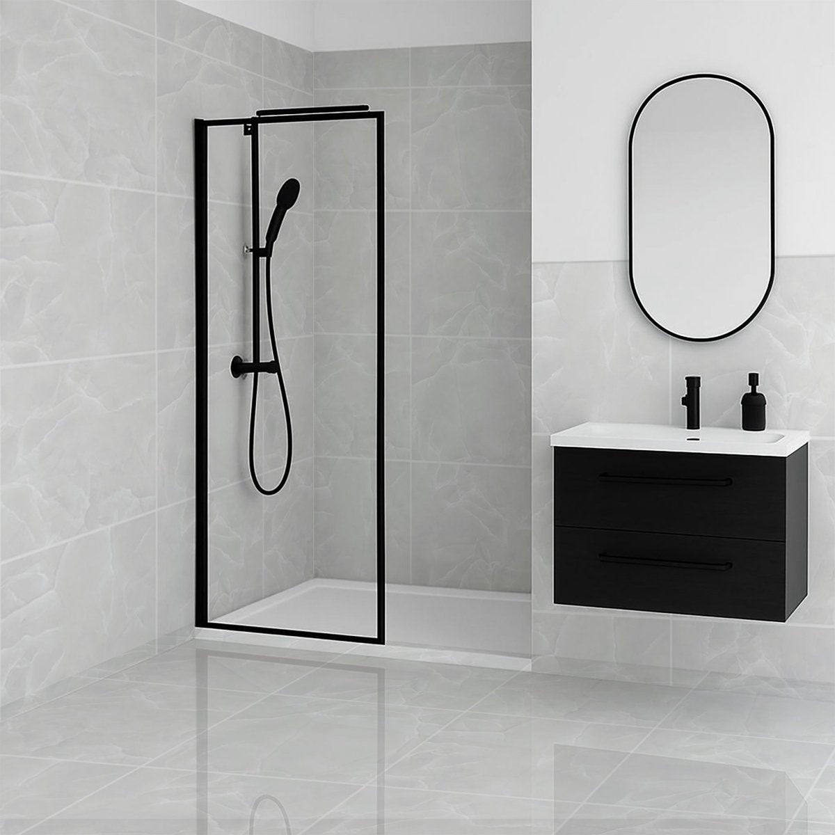 Onyx White Polished Porcelain 60x60cm Wall and Floor Tile - TILES Paradise