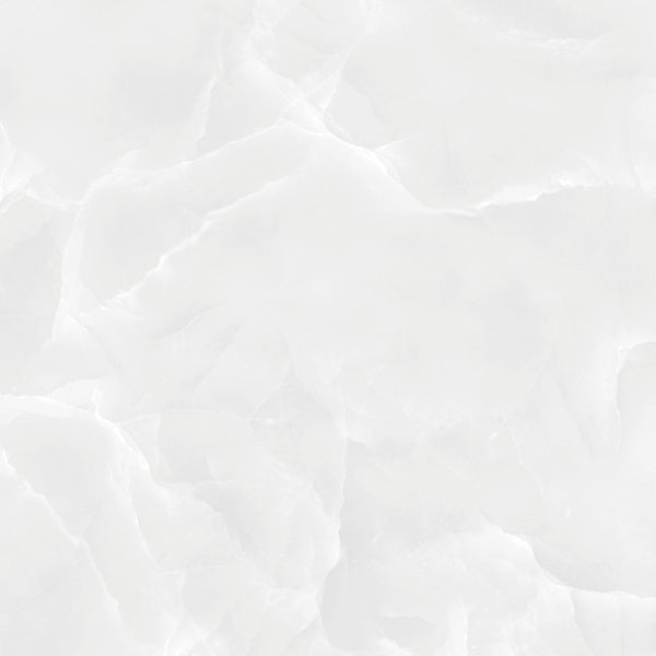 Onyx White Polished Porcelain 60x60cm Wall and Floor Tile