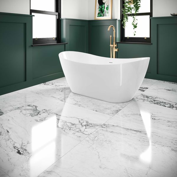 RAK - Maximum Medicea Marble Lappato Matt Porcelain 120x120cm Kitchen Bathroom Wall Floor Tiles
