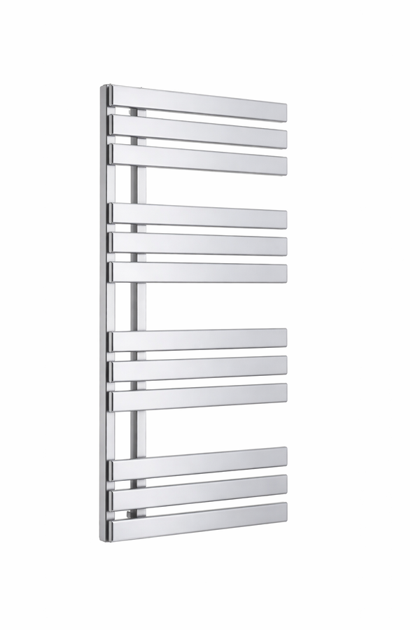 Orenza 1180x500mm Chrome Flat Panel Heated Towel Rail