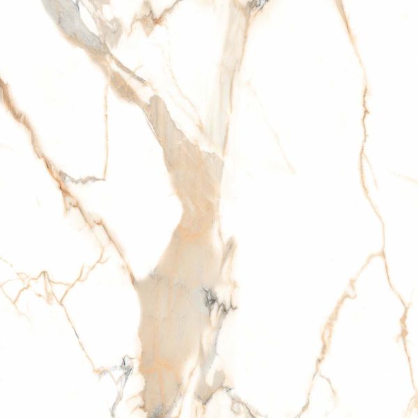 Pallet Deal: 138 Tiles (49 Sqm) California Brown 60x60cm Marble Effect Polished Porcelain Wall and Floor Tile - TILES Paradise